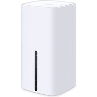 White TP-Link Archer NX500 wireless router, rectangular with rounded edges, vertical LED indicator strip.
