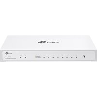 White TP-Link Festa FS308G Gigabit Ethernet switch with eight ports and LED indicators on the front panel.