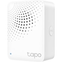 White TP-Link Tapo Smart IoT Hub with Chime, dotted pattern design, Tapo logo, and small LED indicator.