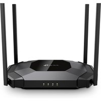 Black TP-Link TL-WA3001 wireless access point with four antennas and LED indicators on the front panel.
