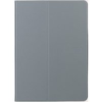 Dark grey Tucano folio case for Samsung Galaxy Tab S9/S9 FE/S10 FE/S10 Lite, sleek design with subtle stitching.