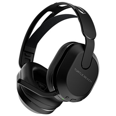 Black Turtle Beach Stealth 500 wireless gaming headset features plush ear cushions, adjustable headband, and controls on the ear cups, designed for Xbox Series X|S and mobile devices.