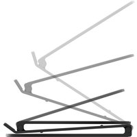 Black Twelve South TS-2201 adjustable laptop stand with sleek, minimalist design and multiple viewing angles.