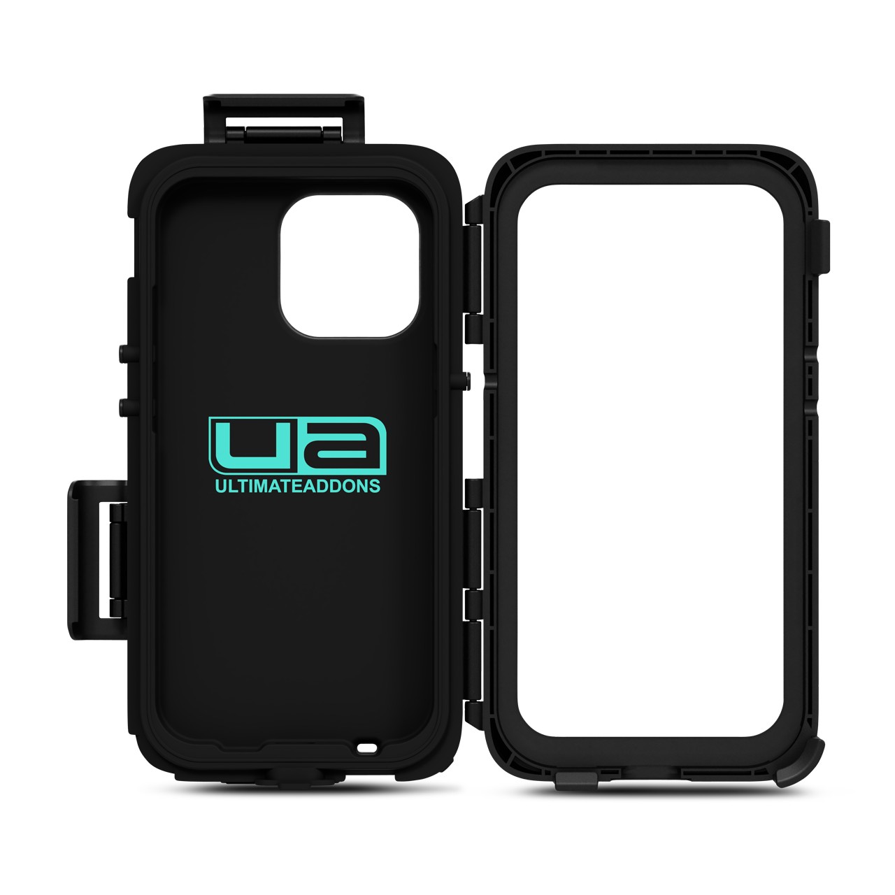 UA-HARDWPI13 - Ultimateaddons Waterproof Tough Mount Case for Apple iPhone 13/13 Pro - image 2