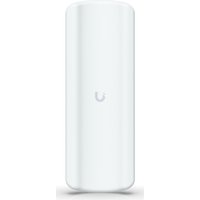 White Ubiquiti Device Bridge Pro with sleek rectangular design and central logo, supports 400 Mbit/s network speed.