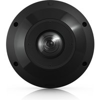 Black Ubiquiti G6 Pro 360 Dome IP camera with circular design and central lens for indoor and outdoor use.
