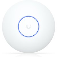 White Ubiquiti U7 Lite wireless access point with circular LED indicator and PoE support.