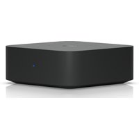 Black Ubiquiti UPL-Port-B Ethernet LAN Wi-Fi device, sleek square design with subtle LED indicator on front.