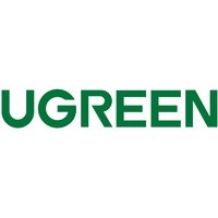 Gray Ugreen REVODOK 6-in-1 docking station with HDMI, Ethernet ports, and USB slots, compact rectangular design.