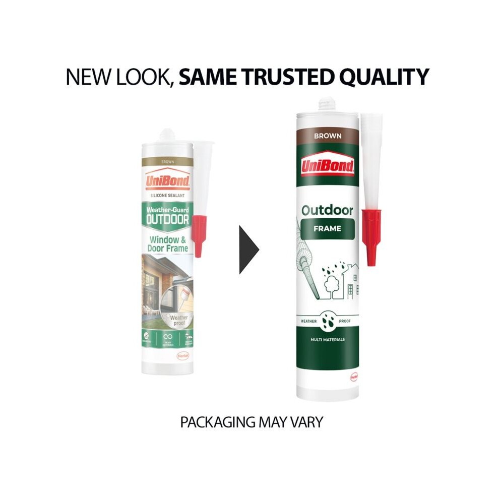 Unibond No More Nails Invisible heavy-duty glue tube, 184g, white packaging, featuring a nozzle for precise application, labeled for all surfaces, sold in a 3-pack.