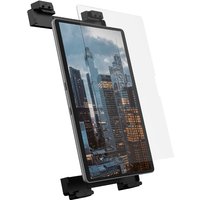 Urban Armor Gear screen protector with industrial-grade clarity, fitted for Micros, featuring a cityscape background.