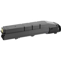 Black Utax toner cartridge, rectangular shape with ridged top, for 15K pages, model 1T02R40UT0/CK-5510K.