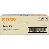 Utax black toner kit box with orange logo, barcode, and text for 7K pages ISO/IEC 19752.