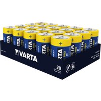 Varta 6V alkaline battery, blue and yellow casing, "+" symbol on top, displayed in a black Varta-branded box.