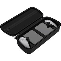 Black Venom VS5020 hardshell case for Sony portable game console, zippered with interior compartments and controller slots.