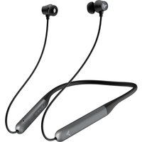 Black Verbatim TruSound ANC neckband earbuds with flexible band, in-ear design, and noise-canceling feature.