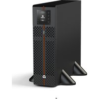 Black Vertiv Liebert Edge UPS, 3000VA 2700W, with LCD display, orange accent line, and vented front panel.