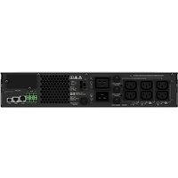 Black Vertiv Liebert GXT5 UPS with multiple outlets, cooling vents, and control panel on the rear.