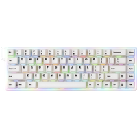 Verve68 HE Magnetic Keyboard by MonsGeek, compact white design with RGB backlit keys and sleek minimalist layout.
