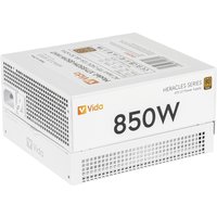 White VIDA 850W Heracles ATX 3.1 Gaming PSU, 80+ Bronze, with perforated sides and branding on top.