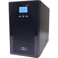Black VIDA Armour 3000VA UPS with LCD screen, 5 AC outlets, and vented front panel.