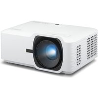 White Viewsonic LSD400WE projector with large lens and side ventilation grilles