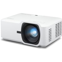 White Viewsonic LSD401HD projector with large lens and side ventilation grilles.