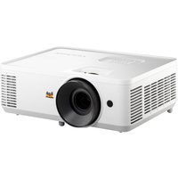 White Viewsonic PA700W data projector with large lens, ventilation grilles, and logo on front.