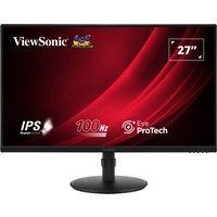 Viewsonic VA2708-HDJ 27" monitor, black frame, IPS display, 100Hz refresh, Eye ProTech, logo on top left.