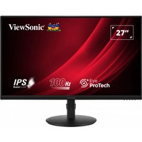 Black Viewsonic VG2708A-MHD 27" monitor, slim bezel, Full HD LED display, IPS technology, 100Hz, Eye ProTech feature