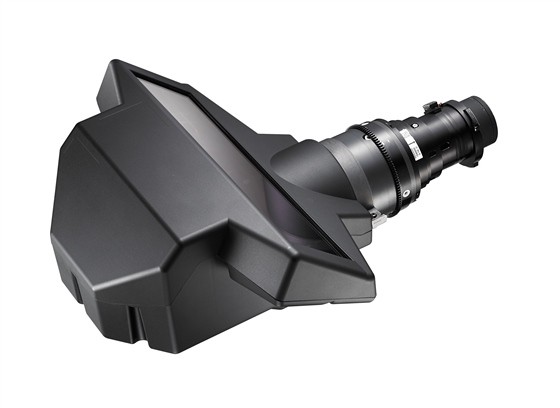 Black projection lens with a sleek, angular design, featuring a large front element and adjustable focus ring, compatible with Vivitek DK10000Z, DK8500Z, DU8195Z, and DU8 models.