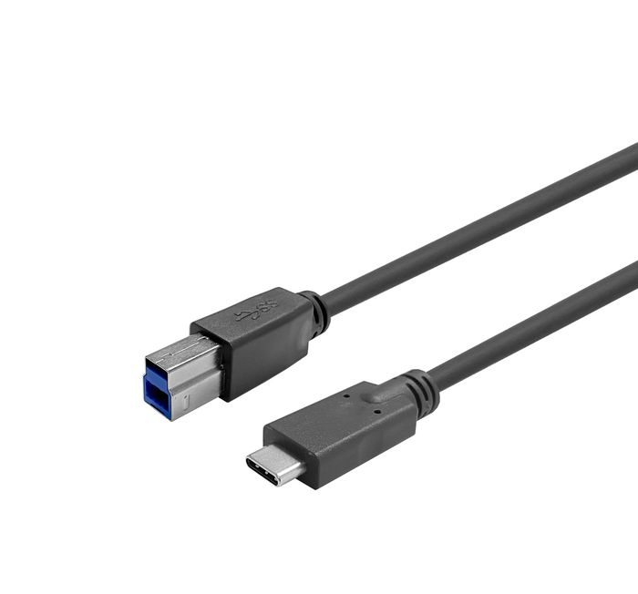 Black USB cable featuring a USB 3.2 Gen 1 Type-A connector on one end and a USB Type-C connector on the other, measuring 7.5 meters in length.