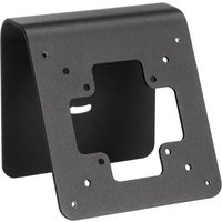 Black Vogel's PTA 3103 tablet holder with curved edges and multiple mounting holes.