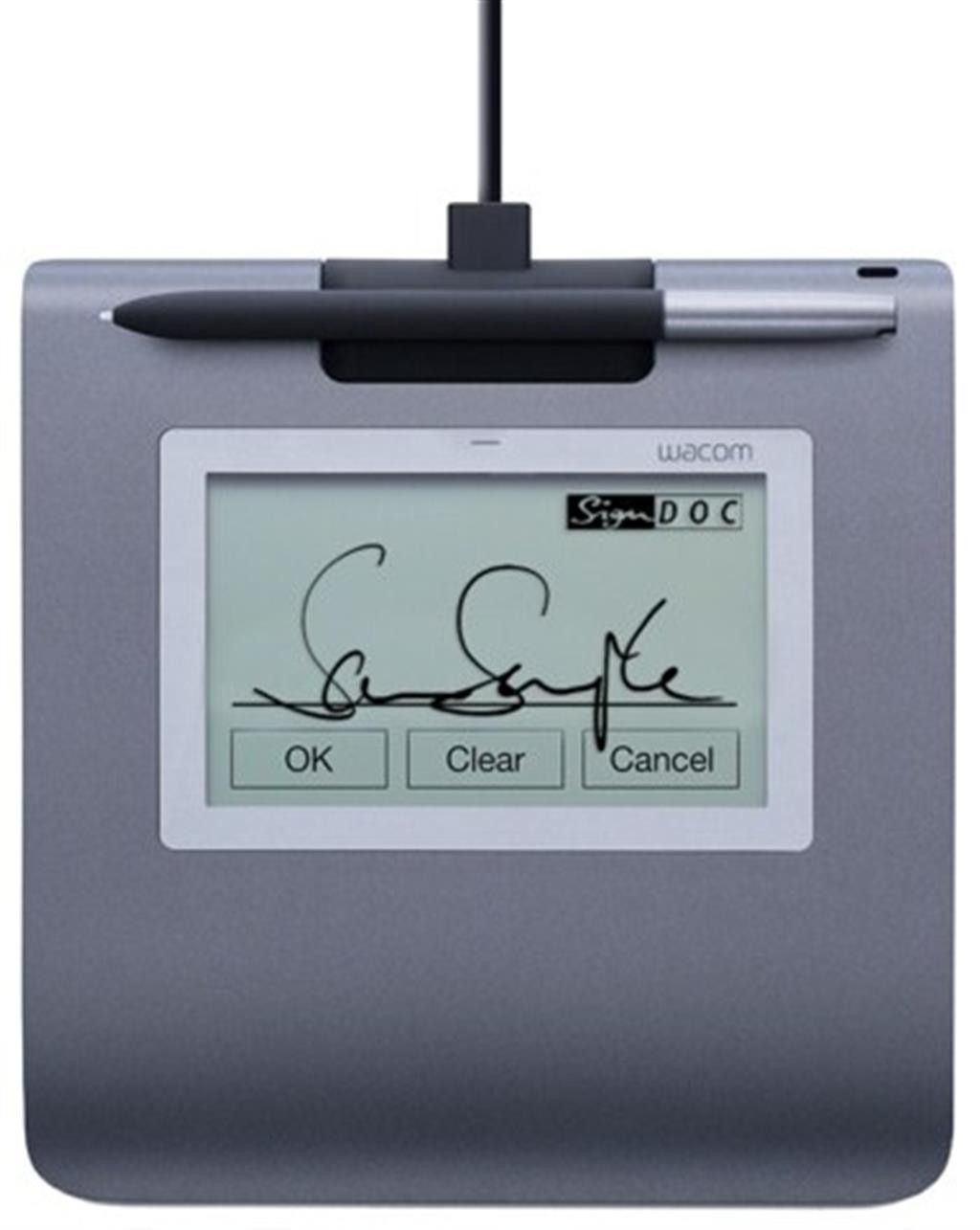 Wacom STU-430 Signature pad graphic tablet Black Grey 2540 lpi 96 x 60 mm USB - image 2