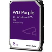 Western Digital Purple 8TB internal hard drive, 3.5" form factor, purple label with white text and logo.