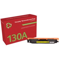 Red box and yellow Xerox toner cartridge, model 006R03244, compatible with HP 130A/CF352A, 1K pages yield.