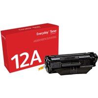 Black Xerox 006R03659 toner cartridge with red box, labeled 12A, compatible with Canon 703 FX, yields 2K pages.