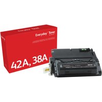 Black Xerox 006R03662 toner cartridge with red box, compatible with HP 38A/Q133, yields 10K pages.