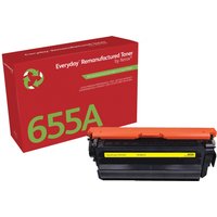 Red box with green text "655A" and yellow Xerox toner cartridge with orange top.