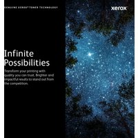 Xerox 6R1458 toner cartridge, original yellow, rectangular box with starry sky design and Xerox branding.