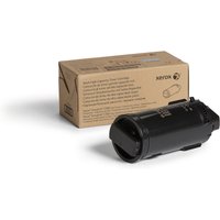 Black Xerox toner cartridge with box, compatible with VersaLink C500/C505, high capacity, 12100 pages.