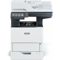 Xerox VersaLink B625 multifunction printer, white with black accents, touchscreen, and ADF on top.