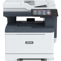 Xerox VersaLink C415 multifunction printer, white and gray, touchscreen panel, duplex copy/print/scan/fax features.