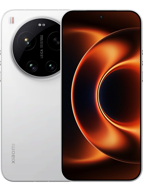 Xiaomi 17 Ultra smartphone in white featuring a sleek design, large display, and a triple-camera system with Leica optics on the back.