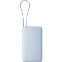 Blue Xiaomi 67W power bank, 10000 mAh, rectangular with rounded edges and a loop handle.