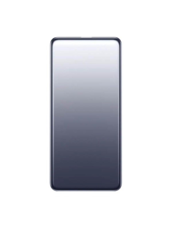 Xiaomi Ultra Slim Powerbank in gray, featuring a sleek, smooth surface, compact design, and a capacity of 5000 mAh for portable charging.