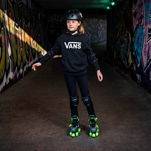 Xootz Green LED Adjustable Quad Roller Skates Size 13-3 - image 2