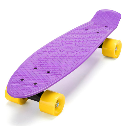 Xootz Xootz Purple Kids Retro Plastic Complete Cruiser Skateboard