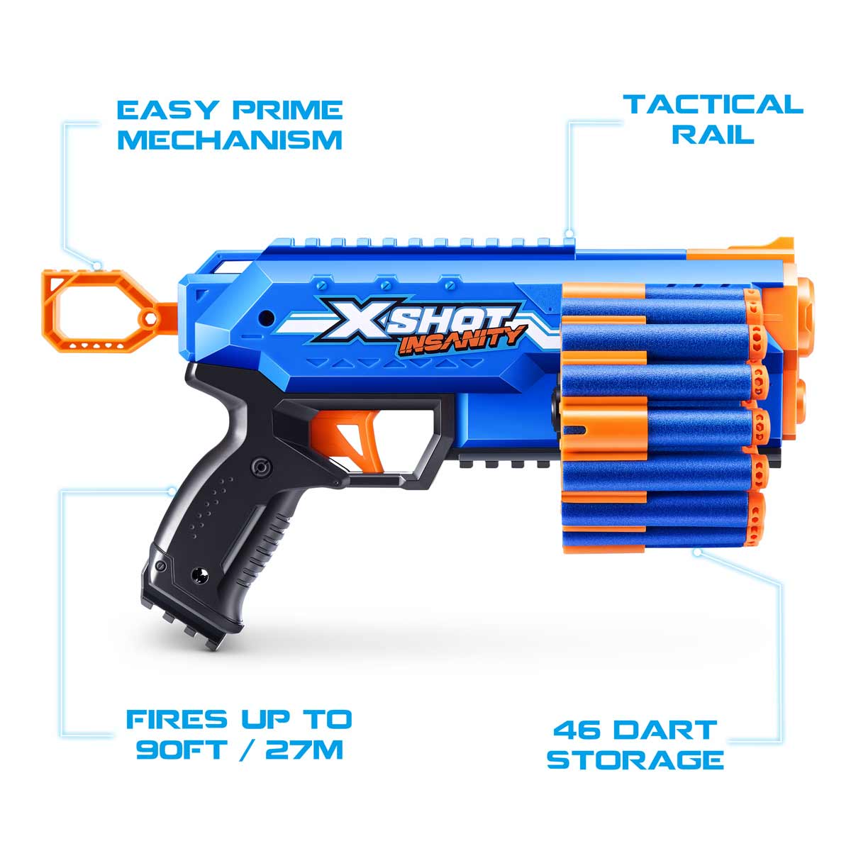 XSHOT Insanity Manic Blaster by ZURU - image 4