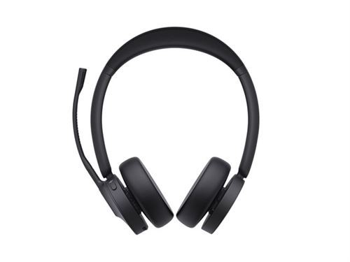 Black Yealink BH70 Dual UC USB-a headset featuring cushioned ear cups, a flexible microphone boom, and a sleek, minimalist design for comfort and style.